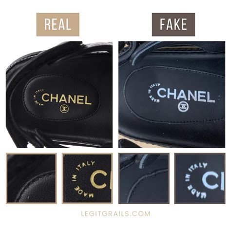 chanel dad sandals fake vs real|chanel inspired sandals.